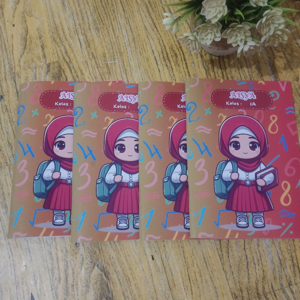 

Buku tulis custom tema SD kids