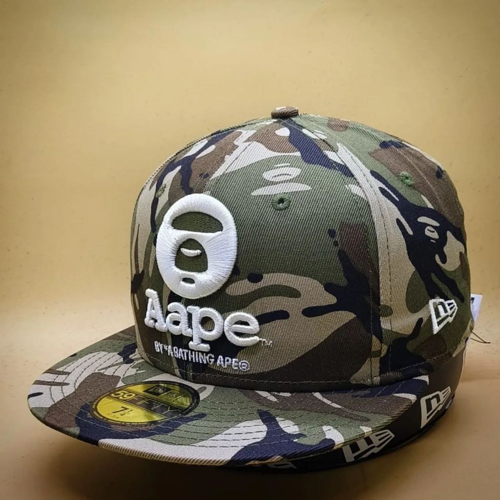 Topi NE Original Aape Camo 71/4 Fitted