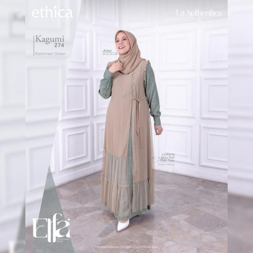GAMIS ETHICA KAGUMI 274 KASHMEER GREEN