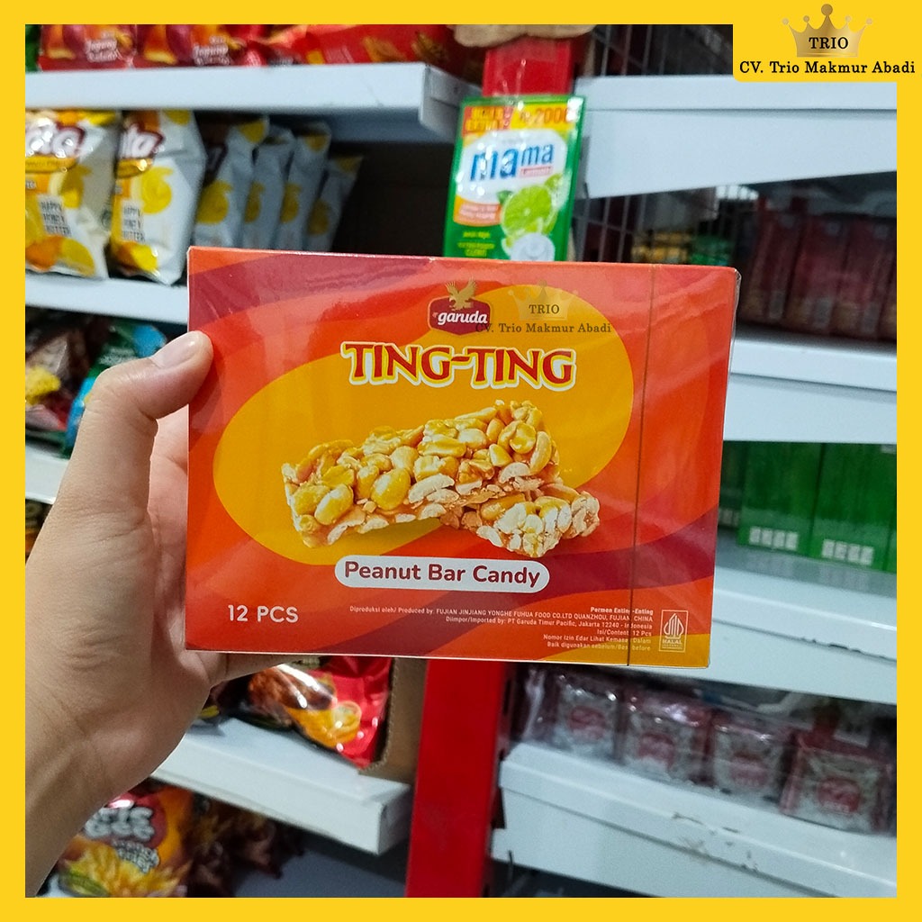 

Garuda Ting Ting Peanut Bar 1 Box Isi 12pcs