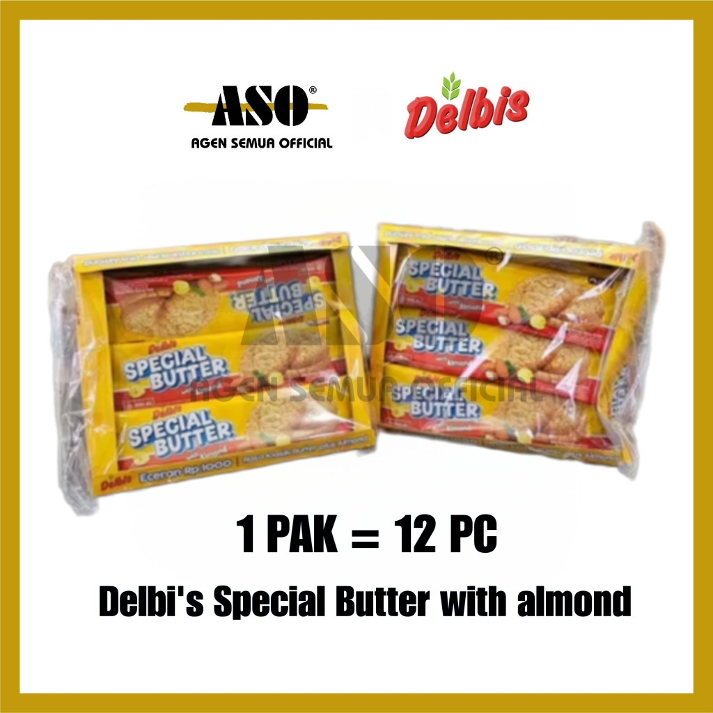 

( ISI 12 ) Delbi's Special Butter with ALMOND 18gr PROMO !!!!