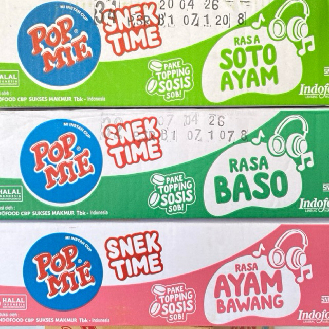 

[1 DUS ISI 12 PCS] POP MIE MINI NEW