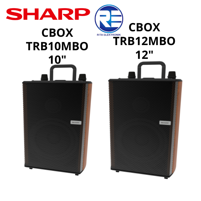 Sharp Speaker Portable Ukuran 10" dan 12" CBOX-TRB10MBO/CBOX-TRB12MBO