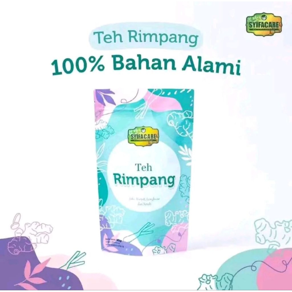 

Teh Rimpang Syifacare Isi 20 Teh Celup Rempah Herbal Alam Jahe, Kunyit, Lengkuas, Sereh Minuman