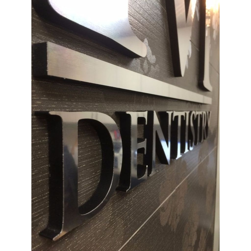 Huruf timbul stainless custom 3D