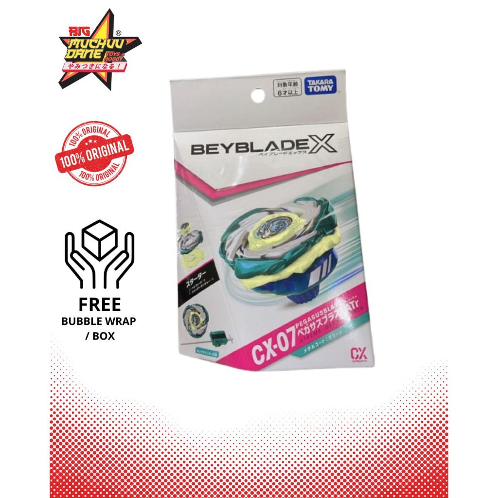 Beyblade X CX-07 Starter Pegasus Blast Japan Version ORIGINAL