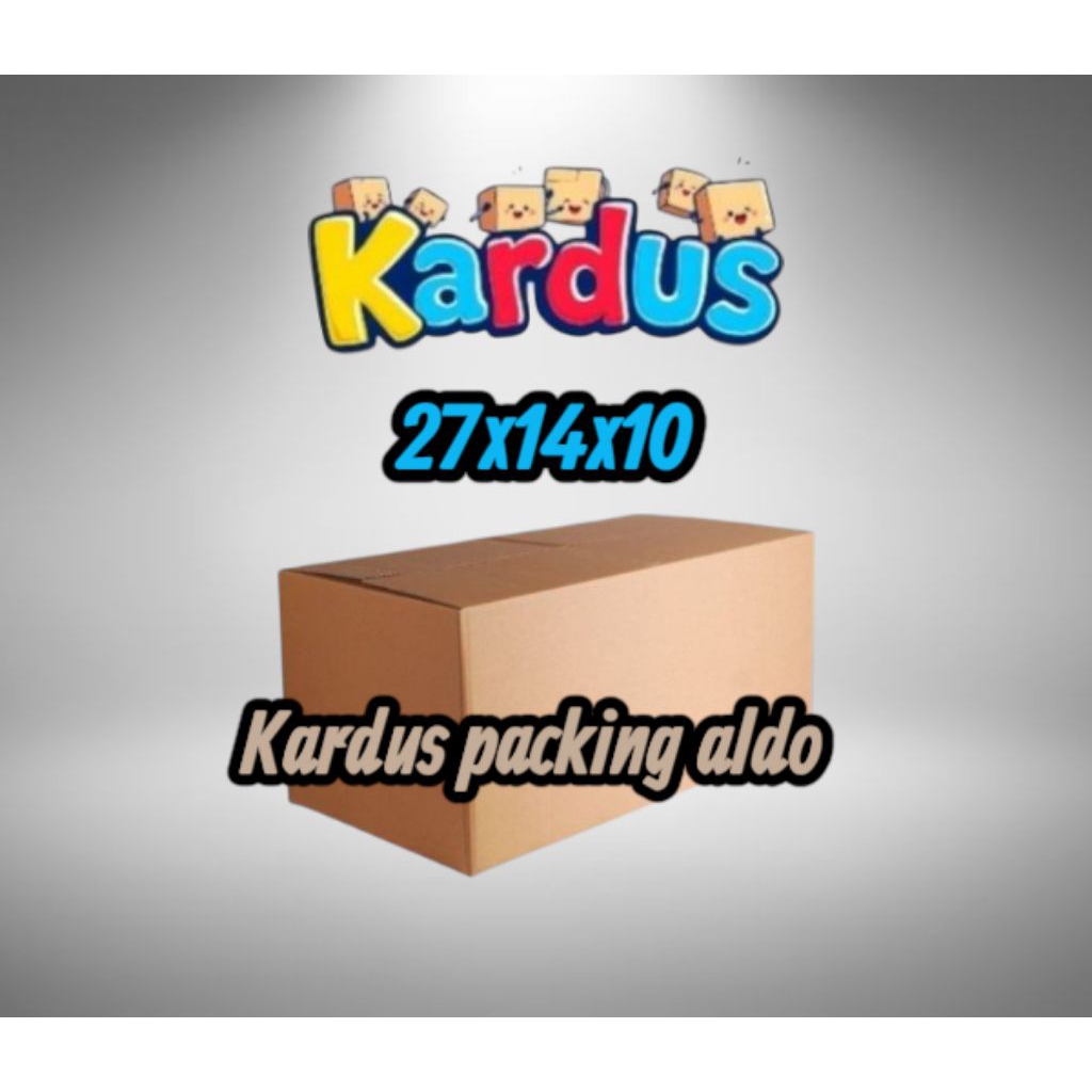 

kardus box packing 27x14x10