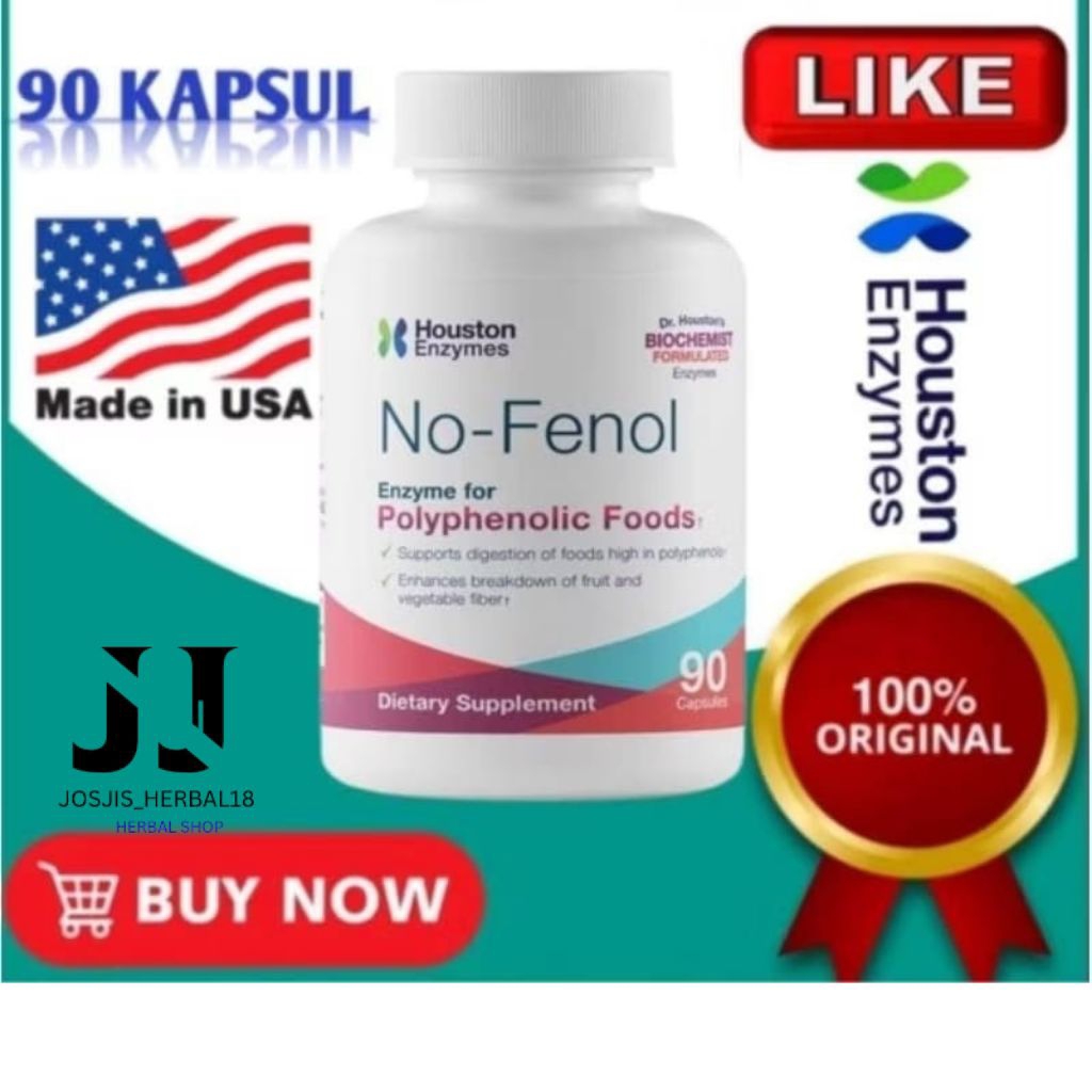Houston Enzymes, No-Fenol, 90 Capsules