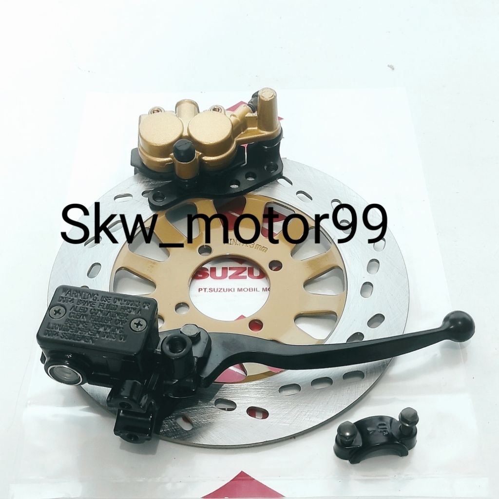 Piringan+Kaliper+Master Rem Depan Suzuki Shogun 110,Shogun Kebo,Shogun Lama