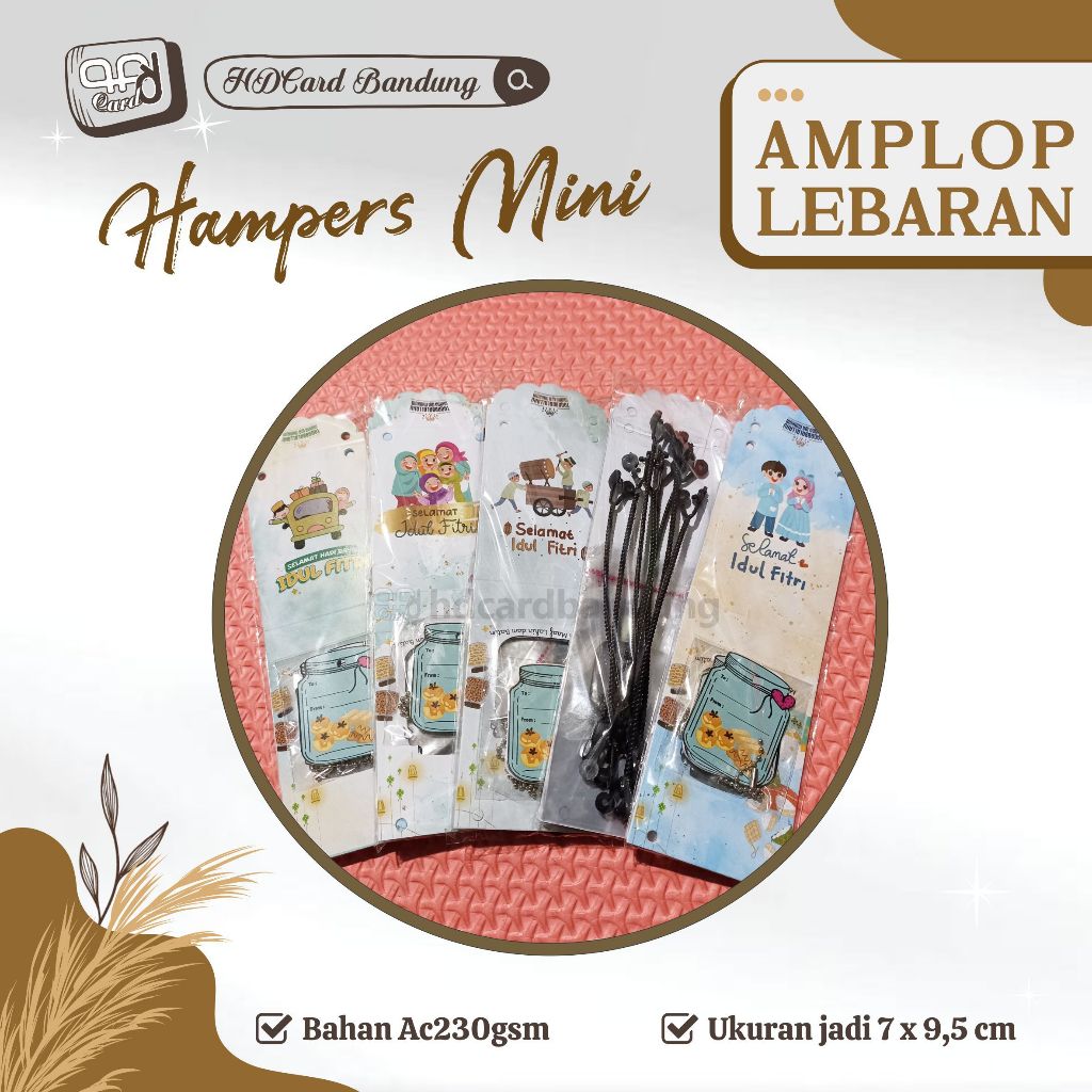

(Khusus Ecer) Amplop Lebaran Model Tas Parcel Mini / Amplop Lebaran Hampers Mini / Goodie Bag Mini