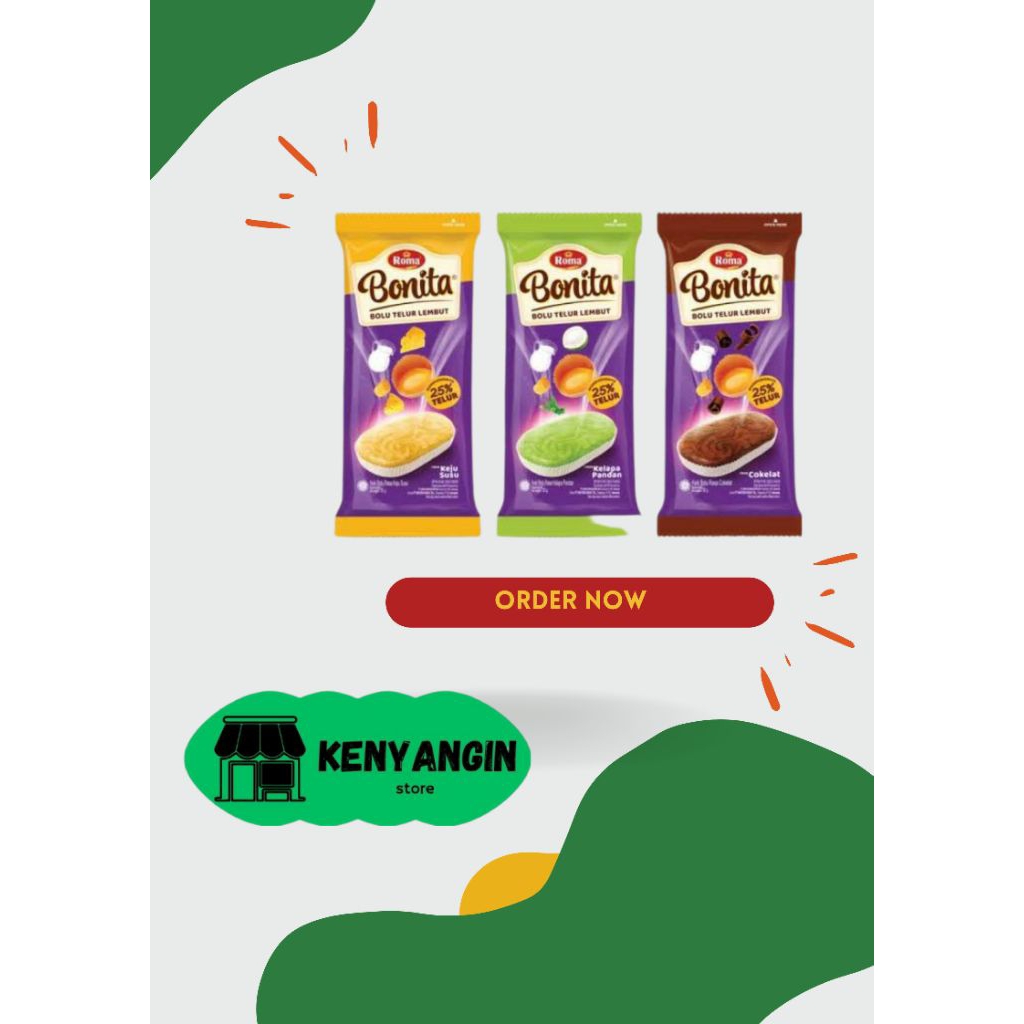 

BOLU TELUR BONITA BY ROMA