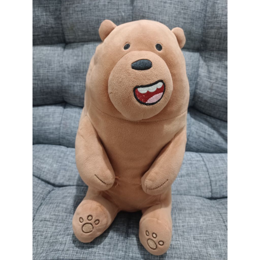 Boneka preloved We bare bear miniso