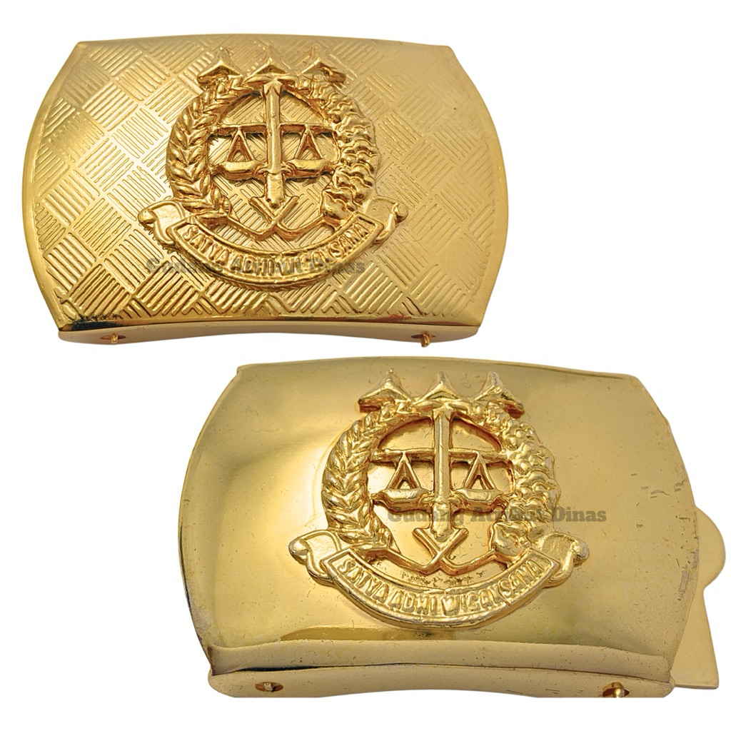 KEPALA GESPER KEJAKSAAN GOLDPLATE / ATRIBUT JAKSA / GESPER / GESPER GOLDPLATE / ATRIBUT KEJAKSAAN / 