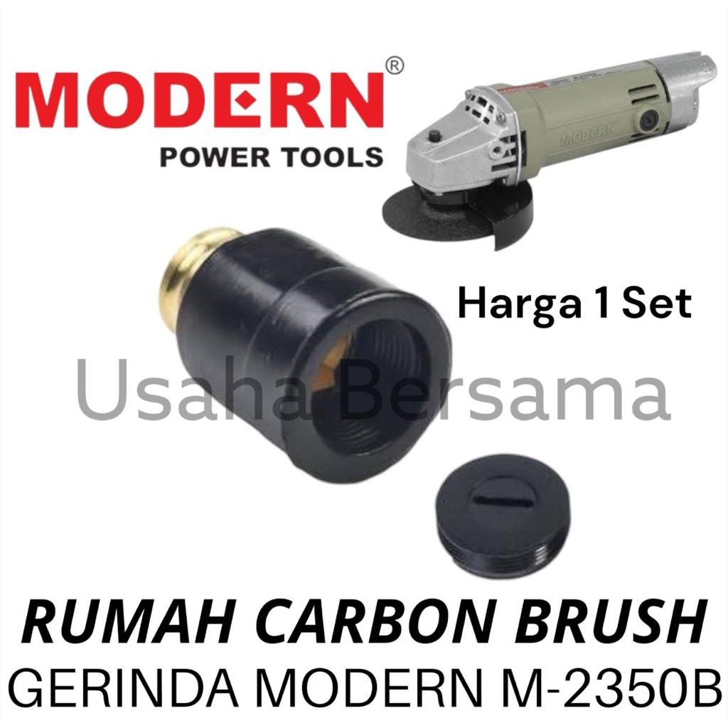 RUMAH CARBON BRUSH M2350B GERINDA MODERN M 2350 B BRUSH HOLDER GERINDA 2350 MODERN HARGA 1 SET