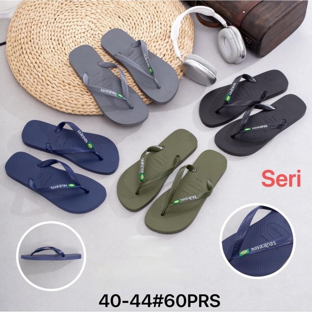 SANDAL JEPIT HAVA PRIA KARET SURFING IMPORT VIRAL SOL TEBAL ANTI SLIP