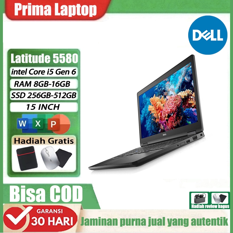 Laptop Dell Latitude 5580 Intel Core i5 RAM 16GB laptop murch Original second notebook 15inch