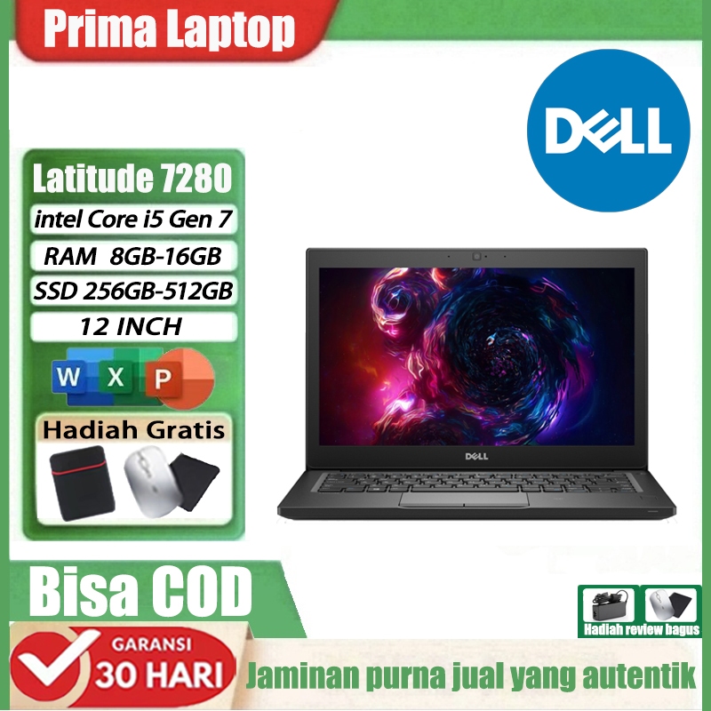 Laptop Dell Latitude 7280 5290 5300 Intel Core i5 - i7 RAM 32GB laptop murch Original second 12 inch