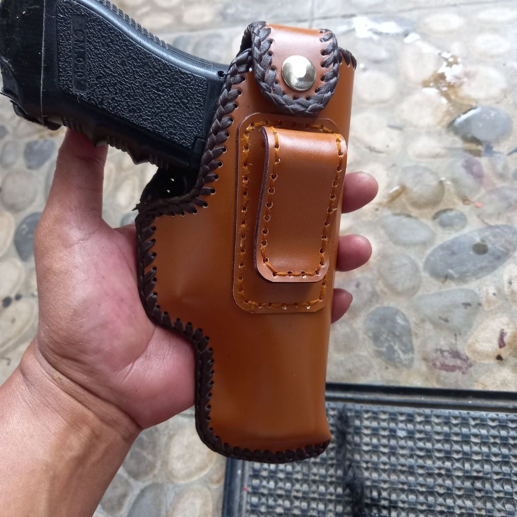 Holster Kulit Premium Garut | untuk Glock, HS9, dan Custom