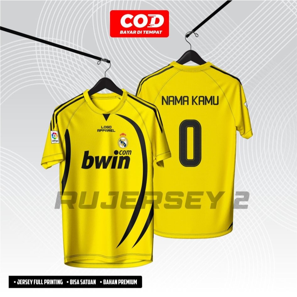 Jersey Kiper Madrid 2008/2009 Home dan Away Printing