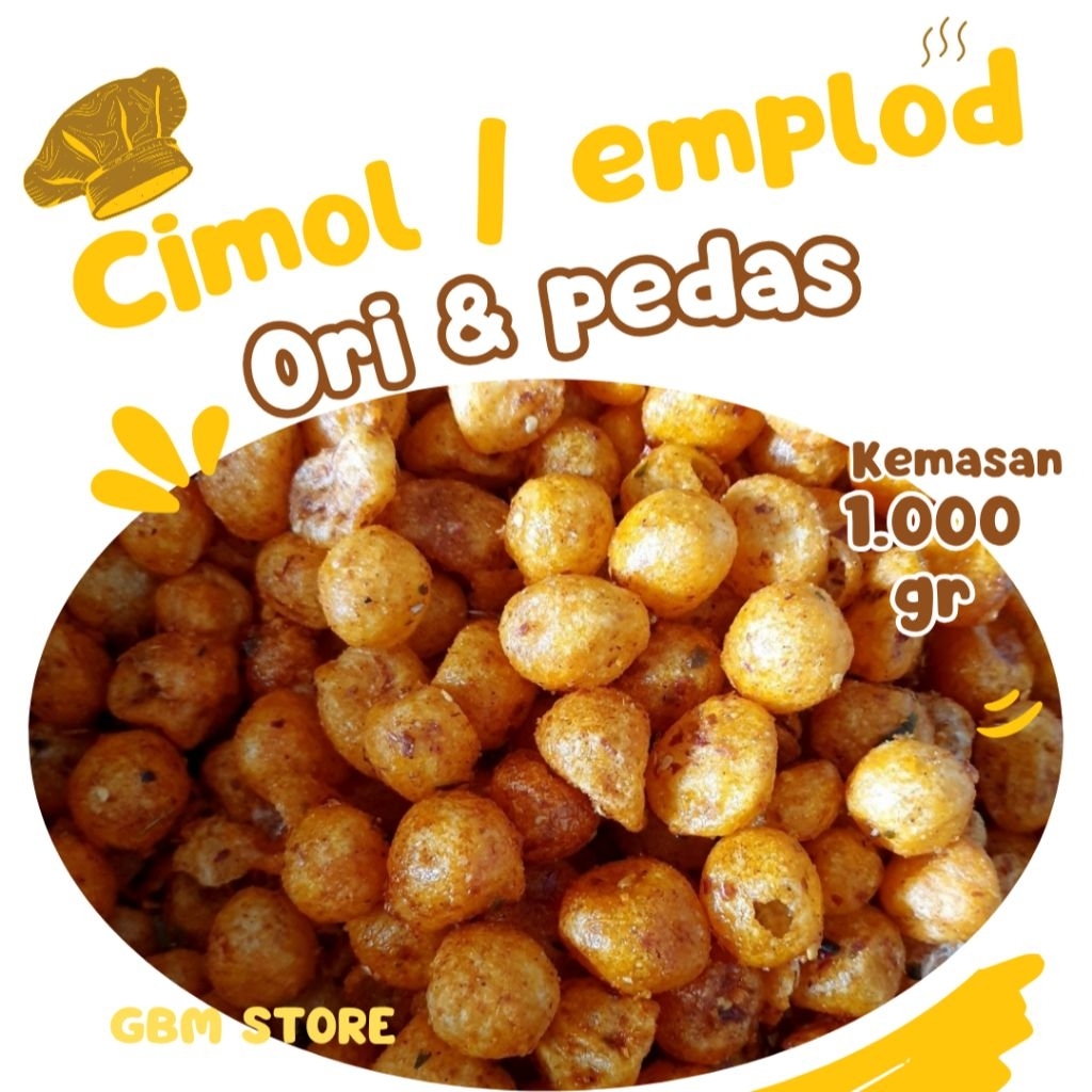 

Cimol kering Emplod Pedas Asin Endog lewo kemasan 1kg