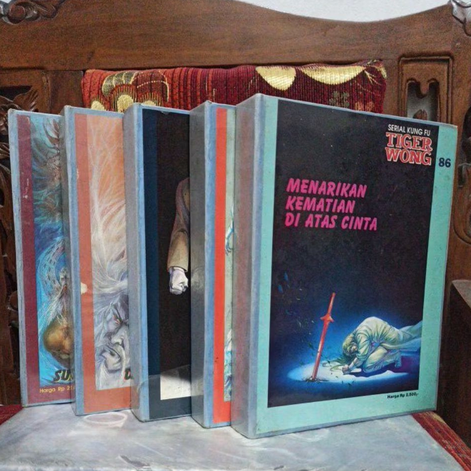 Majalah Original SERIAL KUNG FU TIGER WONG Bundel Volume 1-96 Tamat Fullset Bekas