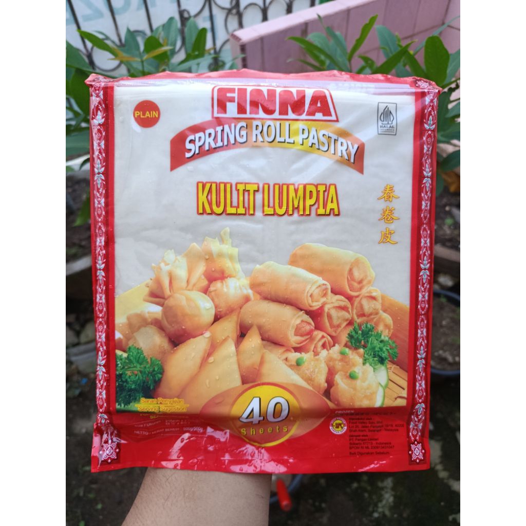 

Finna Spring Roll Pastry 8Inc (Isi 40Pcs) Kemasan 500Gram