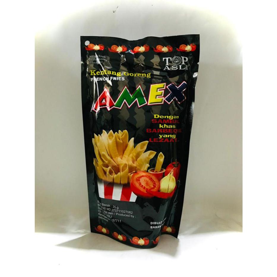 

CIKI BERHADIAH AMEX FRENCH FRIES KEMASAN BESAR 35 GRAM X 5 PCS