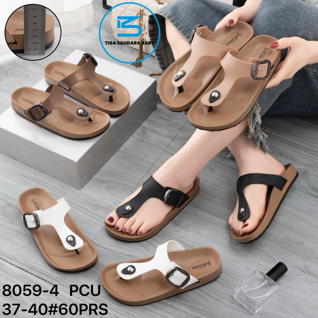 sandal Youth Balance 8059 jpt gesper birken sandal jepit wanita sandal jelly fashion