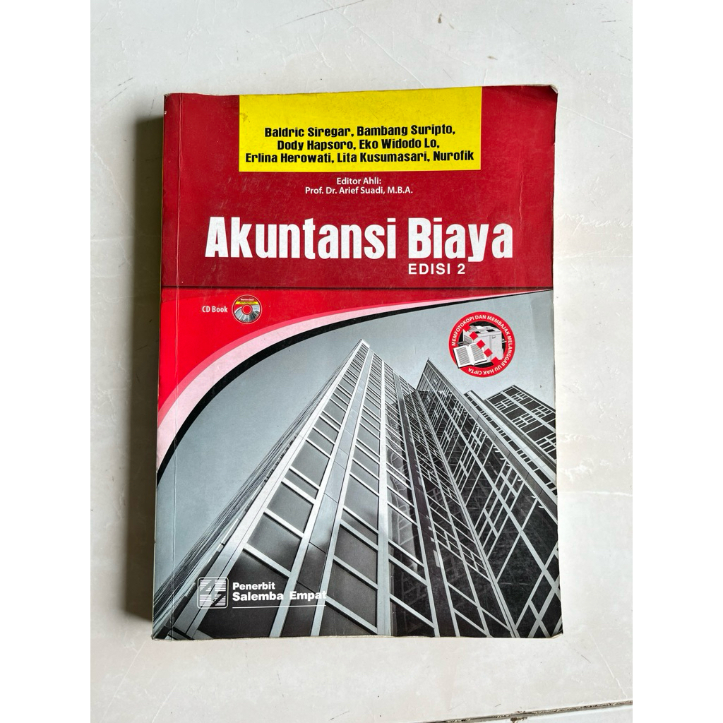 (preloved) ORIGINAL - Akuntansi Biaya Edisi 2 - Baldric Siregar