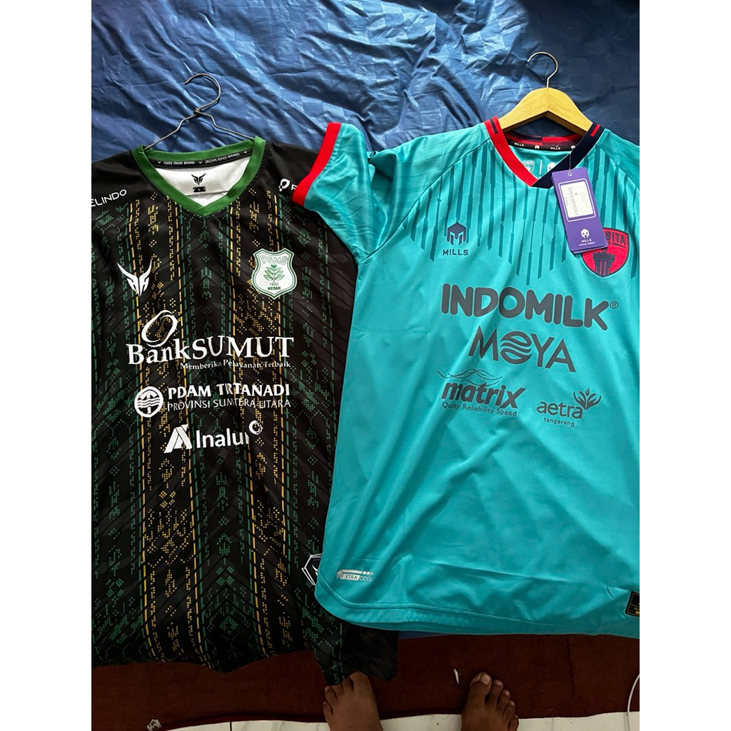 Bundling jersey original Persita third 2023 & psms medan 2022