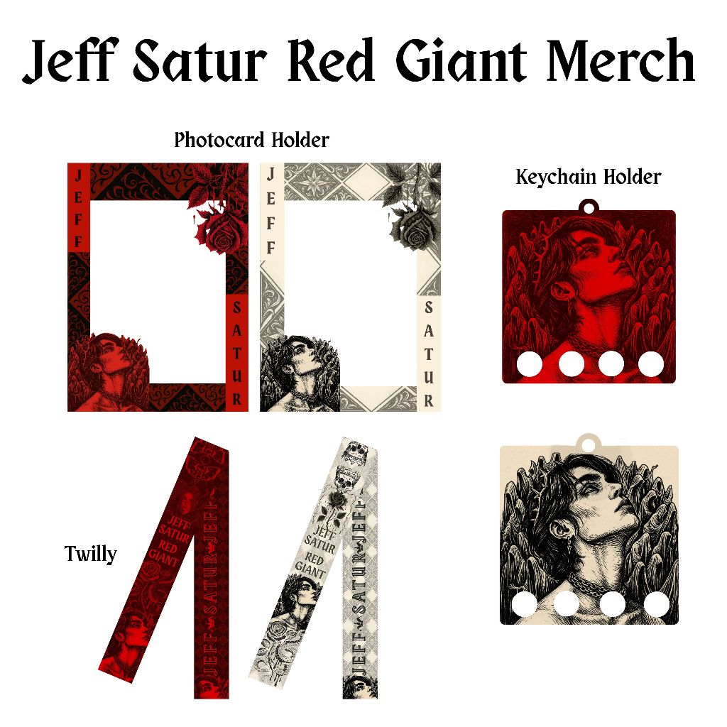 Jeff Satur Merch Fan Made | Photocard holder acrylic | akrilik | Twilly Jeff Satur | Keychain