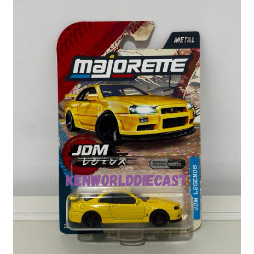 Majorette Moving Parts Nissan Skyline GT-R (R34)