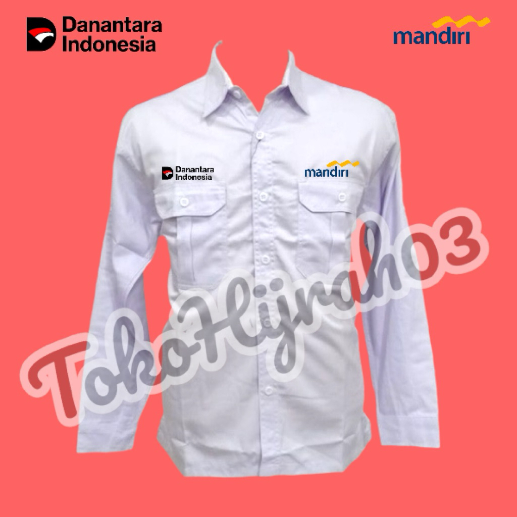 UKURAN BIG SIZE - SERAGAM TERBARU MANDIRI DANANTARA KEMEJA TERBARU MANDIRI BAJU TERBARU MANDIRI DANA