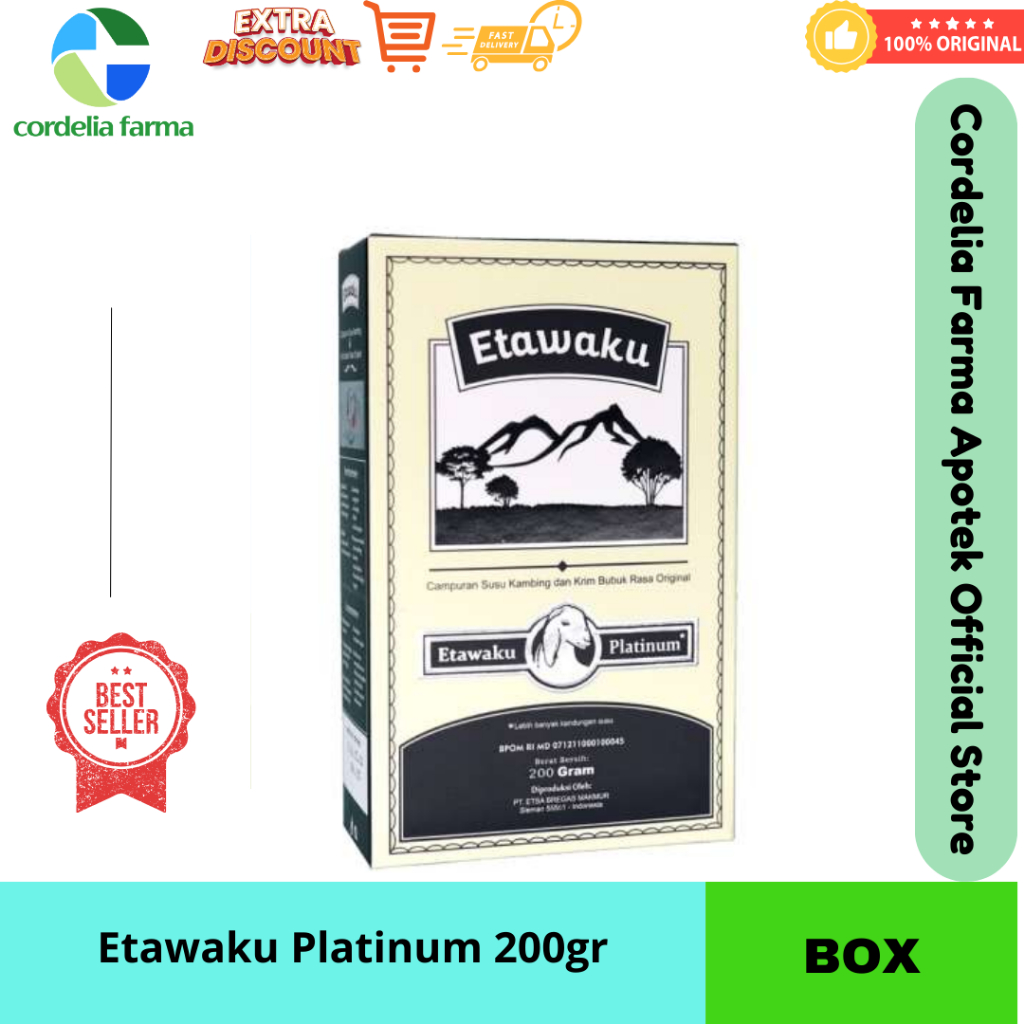 

Etawaku Susu Kambing Murni & Krimer Bubuk Original 100% BPOM 200gr