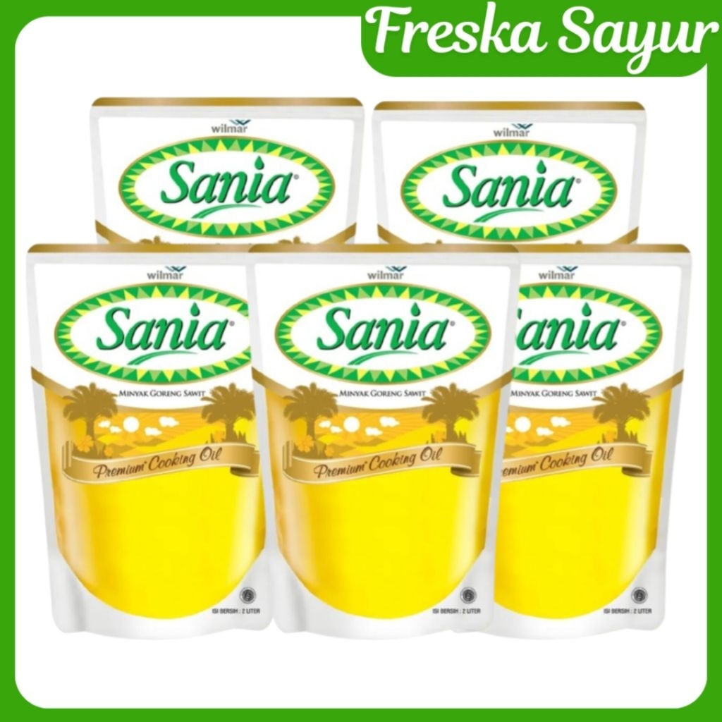 

Paket Bundling 5 Pcs Minyak Goreng Sania 2 Liter