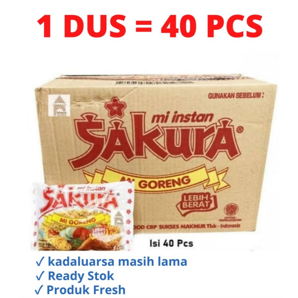 

Mie Sakura 1 Dus Isi 40 Pcs Enak Dan Murah