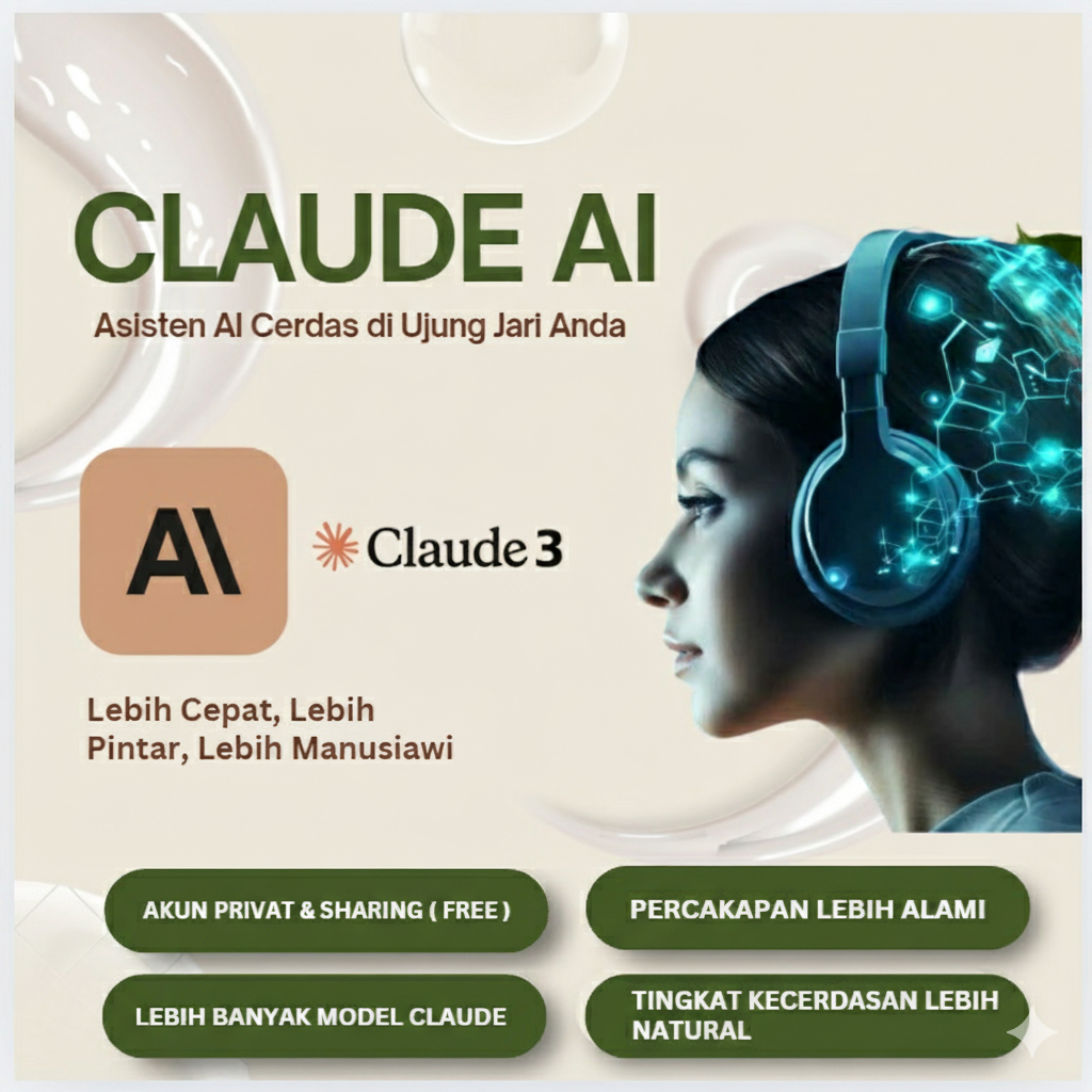 Claude AI Pro – Akses AI Canggih Tanpa Batas | Claude AI | Asisten AI | Aplikasi AI | AI untuk Menul
