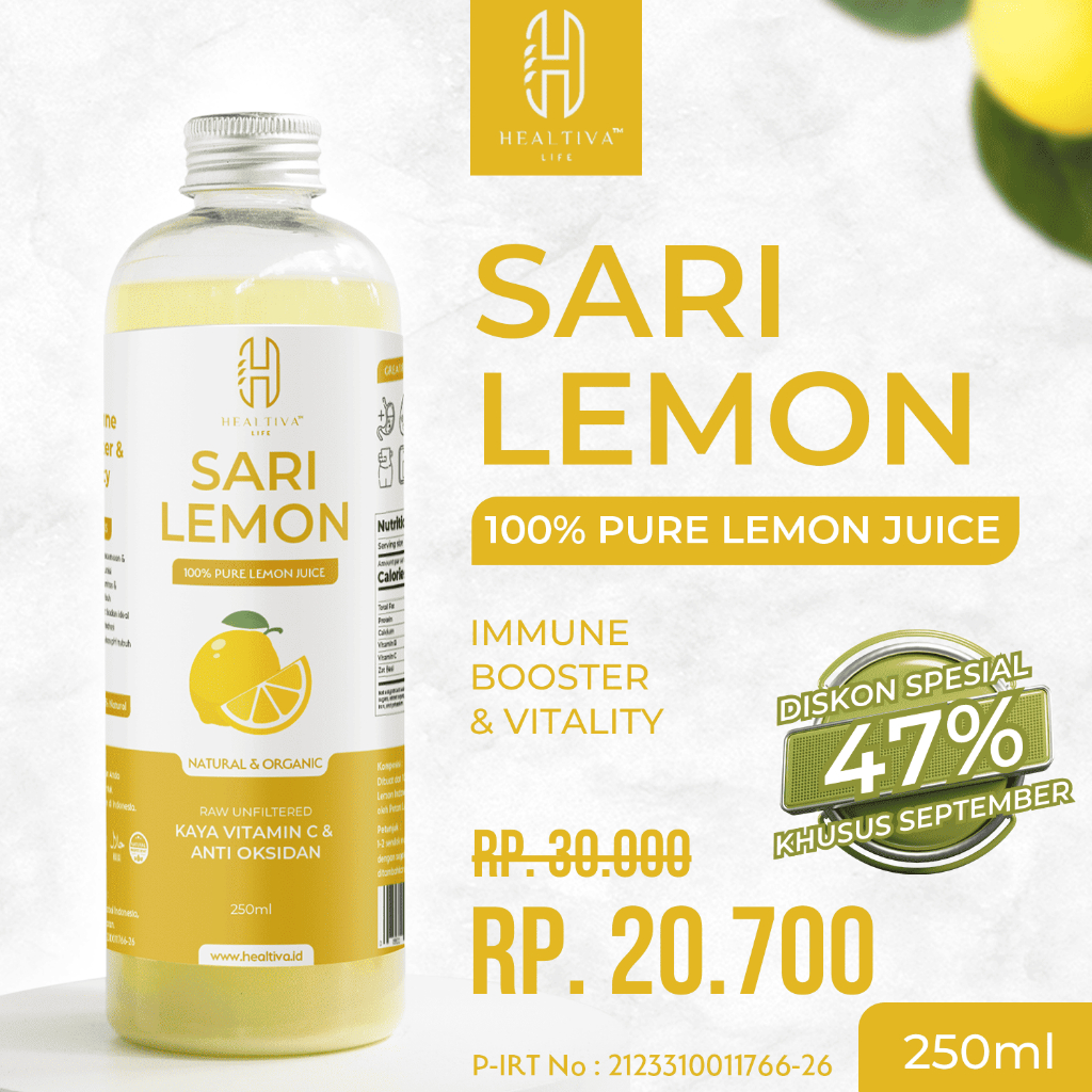 

HEALTIVA Sari Lemon Murni 500ml