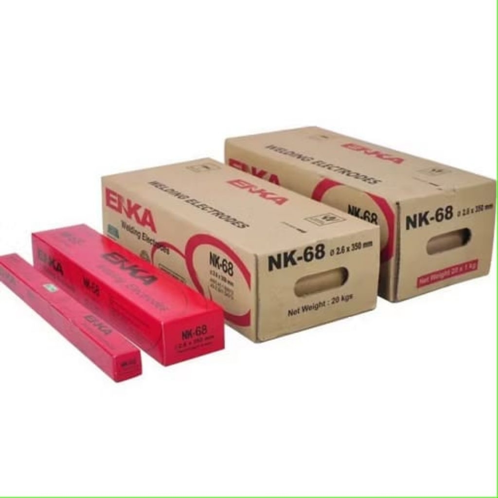 ENKA NK-68 NK68 NK 68 Kawat Las Elektroda Las 2.0/2.6/3.2/4.0 mm Per Box