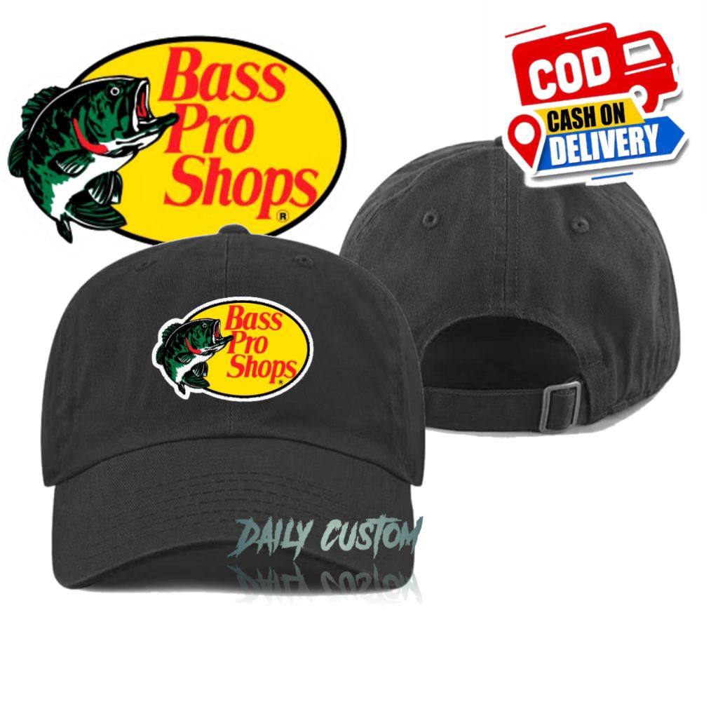 Topi Baseball BASS PRO SHOPS Fishing | Topi Bisbol Murah Mancing | Topi Outdoor Fishing Unisex