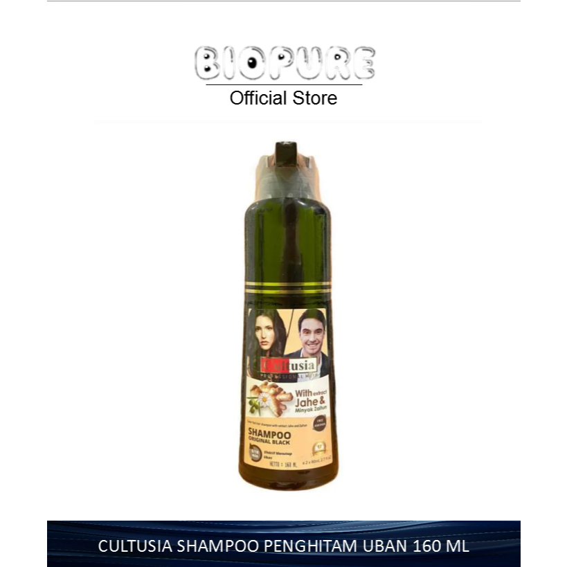 SHAMPO PENGHITAM RAMBUT SHAMPO UBAN SAMPO PENGHILANG UBAN CULTUSIA 160ML SAMPO UBAN TREATMENT RAMBUT