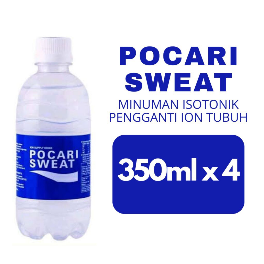 

POCARI SWEAT 350ml x 4 Botol