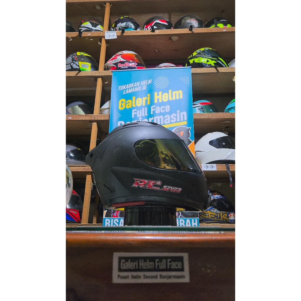 KYT RC7 HITAM DOFF SECOND