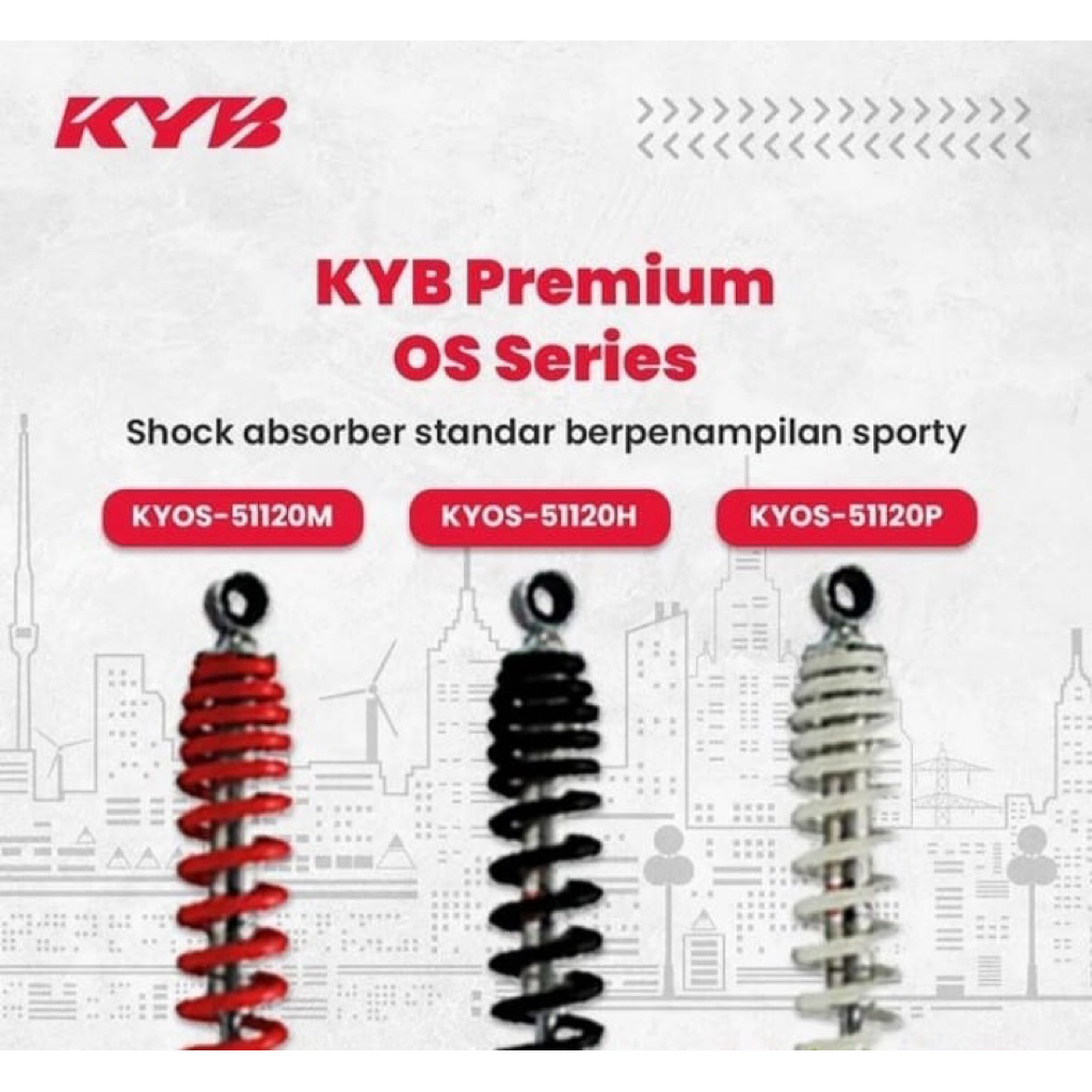 Shock belakang KYB premium motor Yamaha series, Mio, Xeon, fino, soul, Gear, filano, freego, fazzio