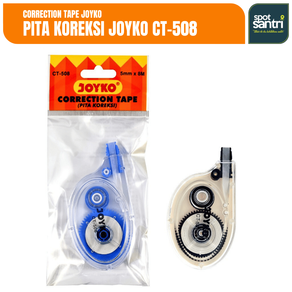 

Correction Tape Joyko Pita Koreksi | Penghapus Tipe-x CT-508 [PCS]