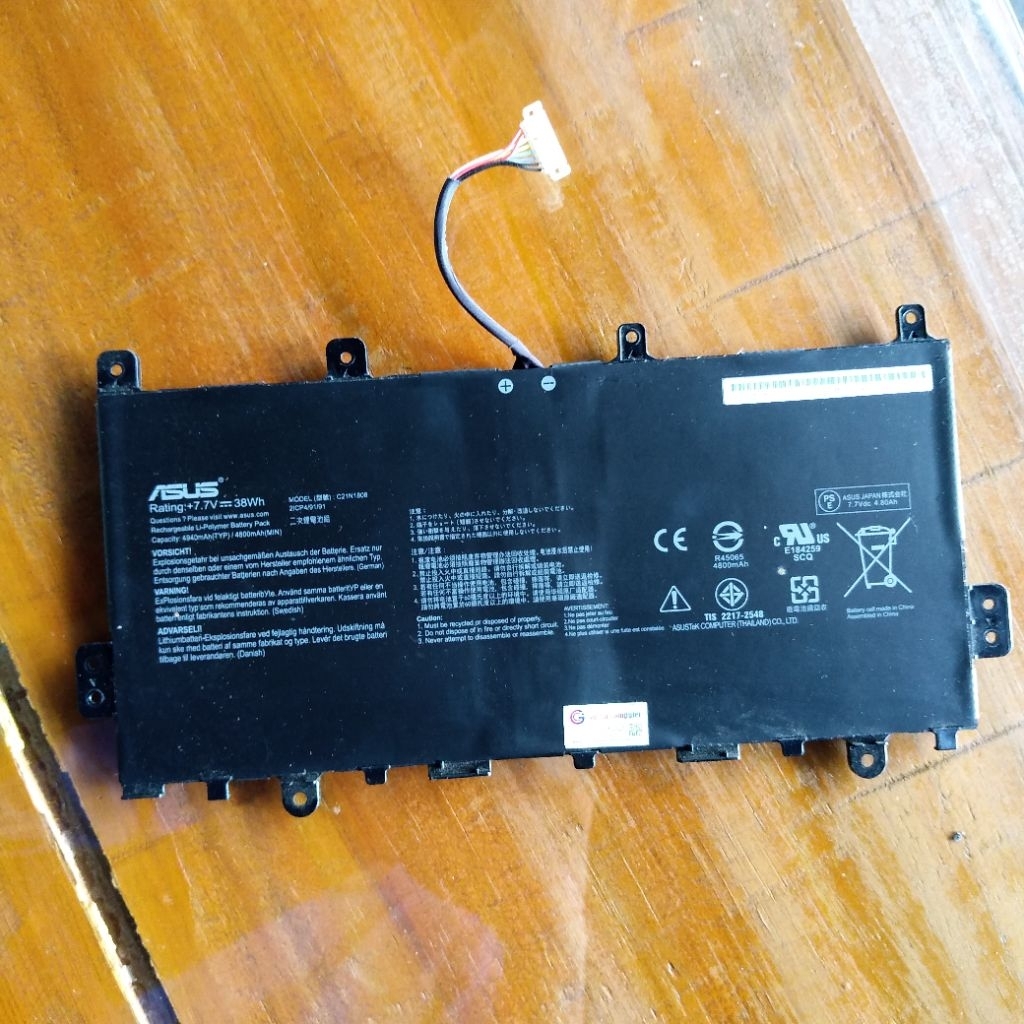 baterai laptop asus c423n