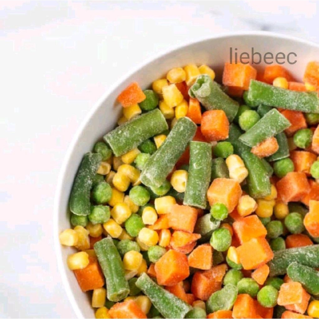 

Frozen Mix 4 Ways Vegetables 1kg / Sayuran Beku 1 kg / 1000 g