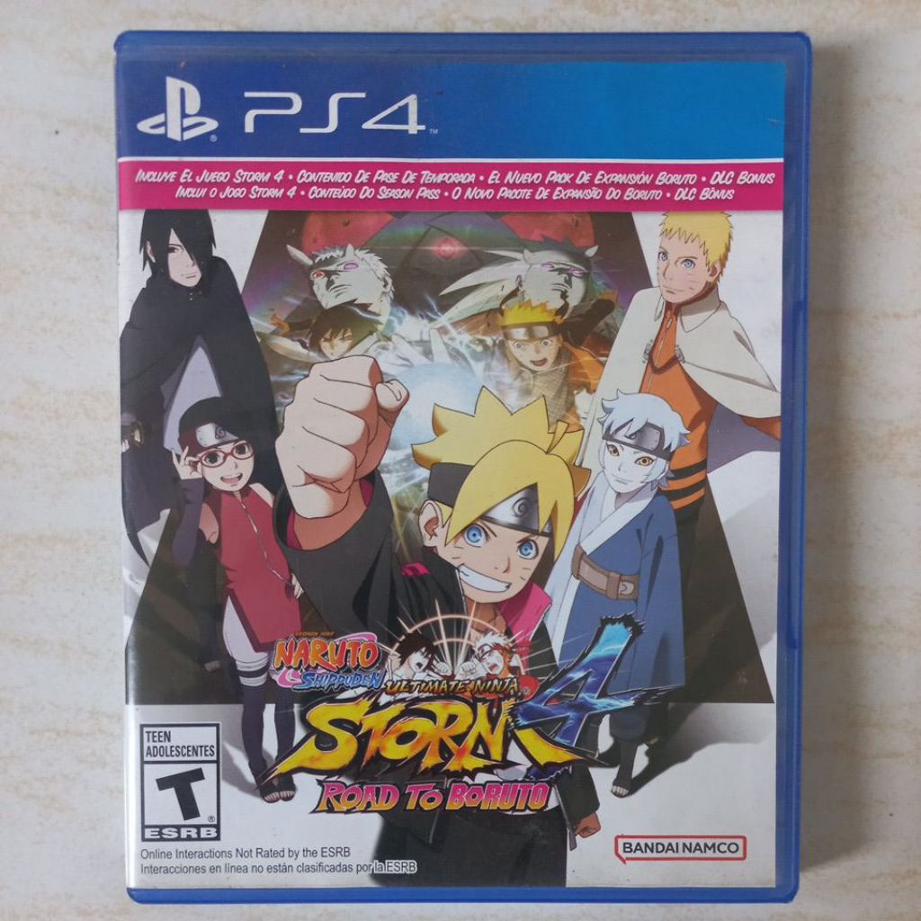 Naruto Shippuden Ultimate Ninja Storm 4 Road To Boruto Kaset/BD PS4