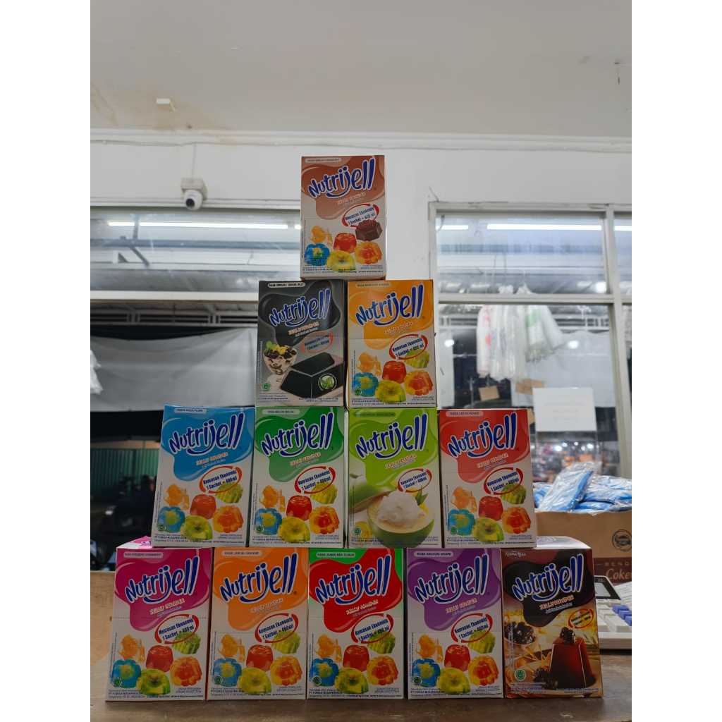 

Nutrijell Jelly Powder Agar - Agar Aneka Rasa Buah Berat 10 gr