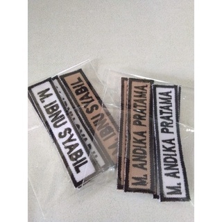 Bordir Nama Seragam Sekolah Pramuka Kualitas Terbaik